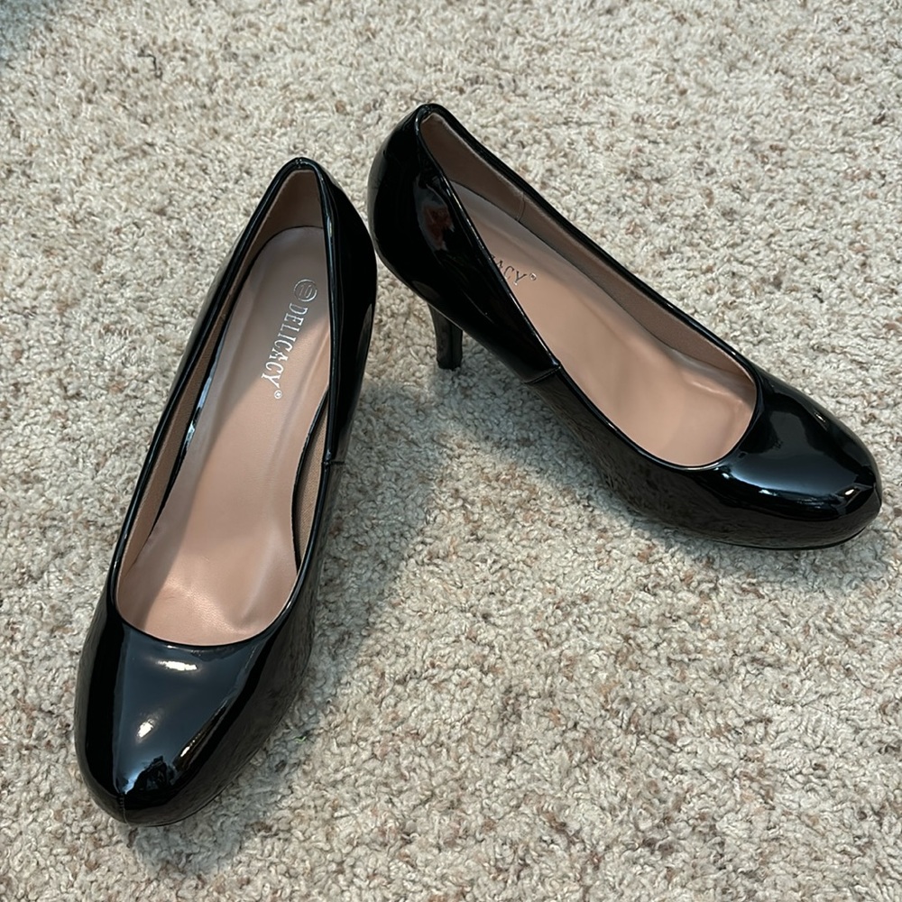 Black heels.
